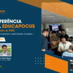 Banner oficial da 1ª Conferência Global Educapocus sobre POCUS, com data e local do evento.